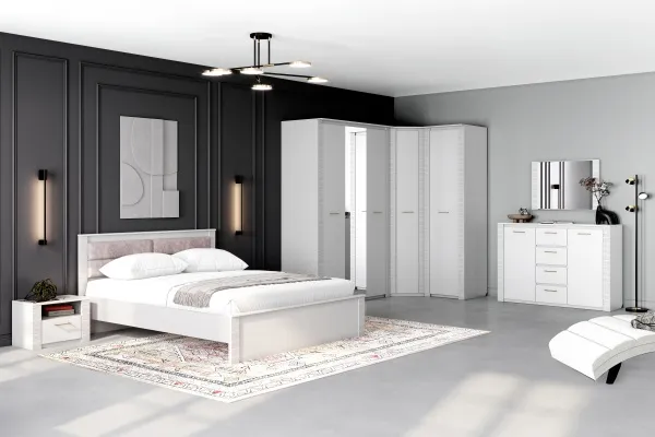 Тумба прикроватная "Элана" спальня Персидский жемчуг