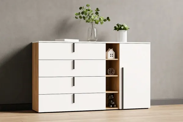 Комод 4 ящ 1 дв "Ренн"